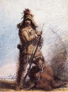 Louis-Rocky Mountain Trapper Miller, Alfred Jacob